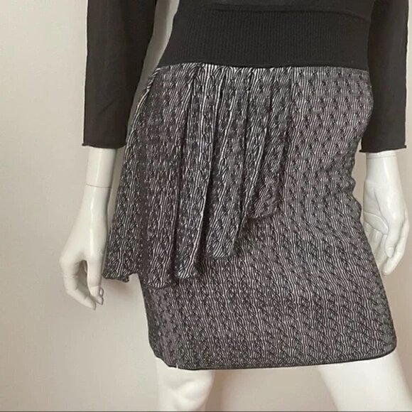 Yigal Azrouel New York Cashmere & Silk Asymmetrical Ruffle Dress NWT, S - Picture 12 of 12